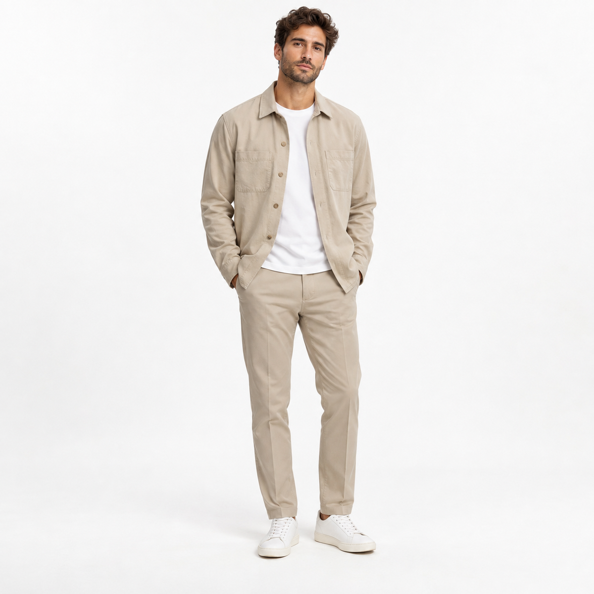 Signature Overshirt & Chino Set
